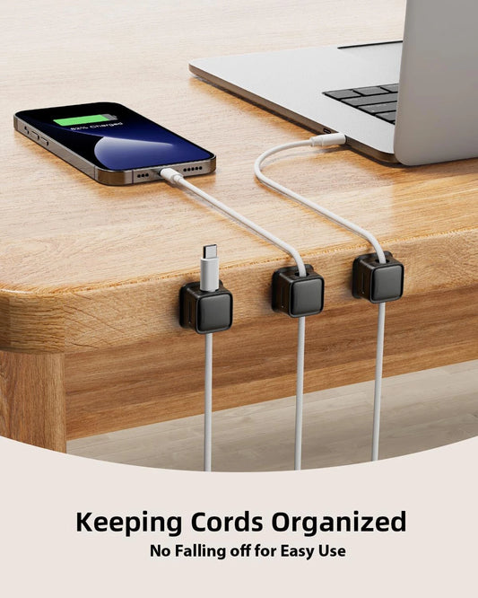 Multipurpose Silicone Cable Organiser Set — Pack of 6