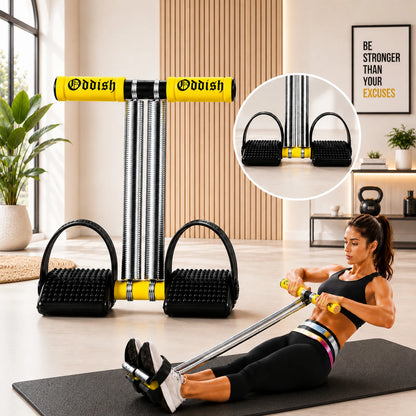 Oddish Tummy Trimmer – Dual Spring Ab Exerciser & Full Body Toning Equipment